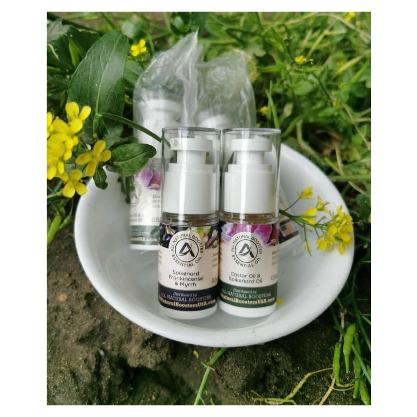 Aceite Esencial Espikenardo y Ricino 29.57 ml - All Natural Boosters