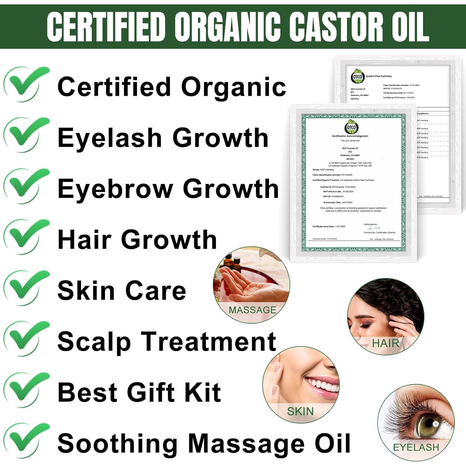 Aceite de Ricino Negro Orgánico GoldWorld 100% Puro 150ml