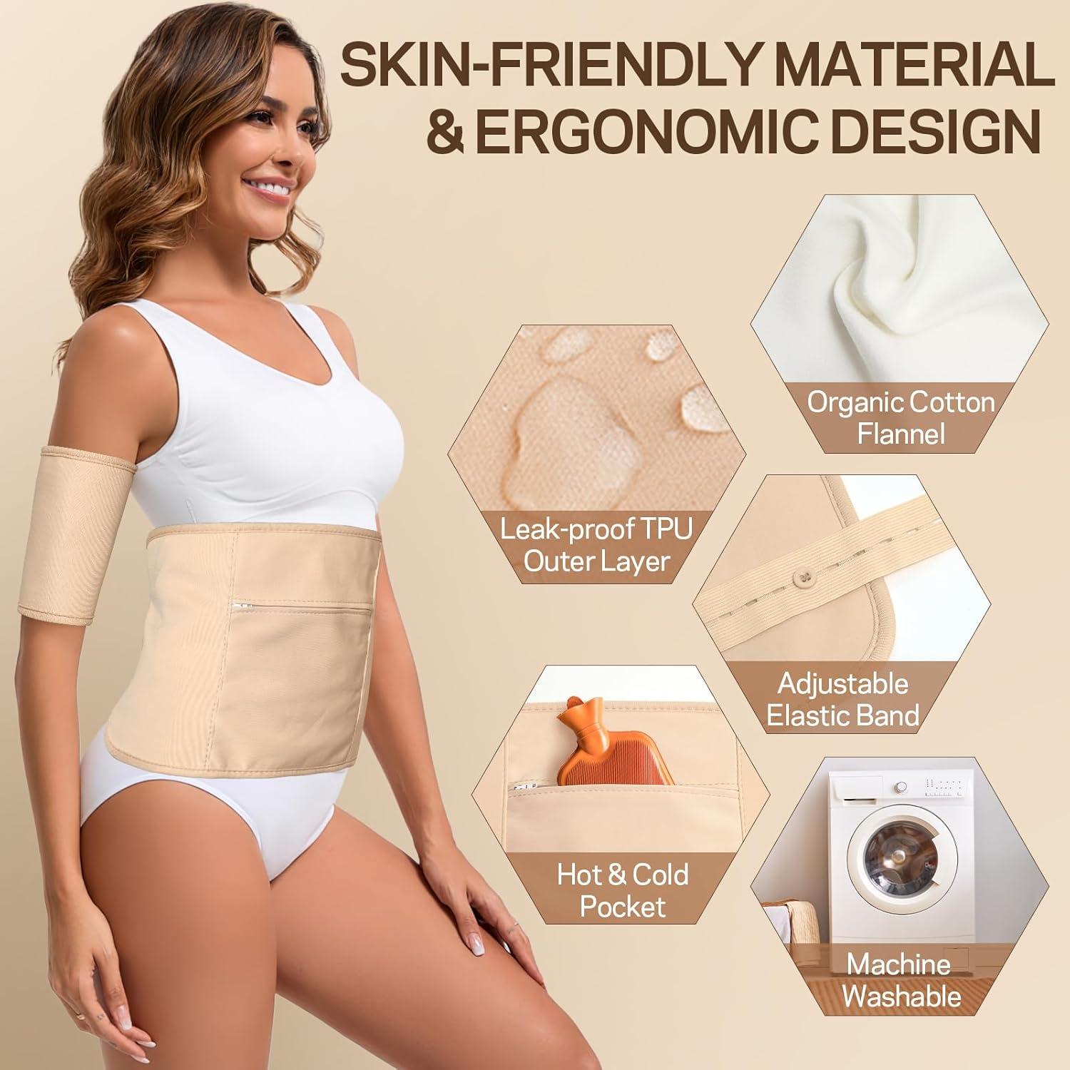 Kit de Envoltura de Aceite de Ricino Orgánico AMOADO 250 ml