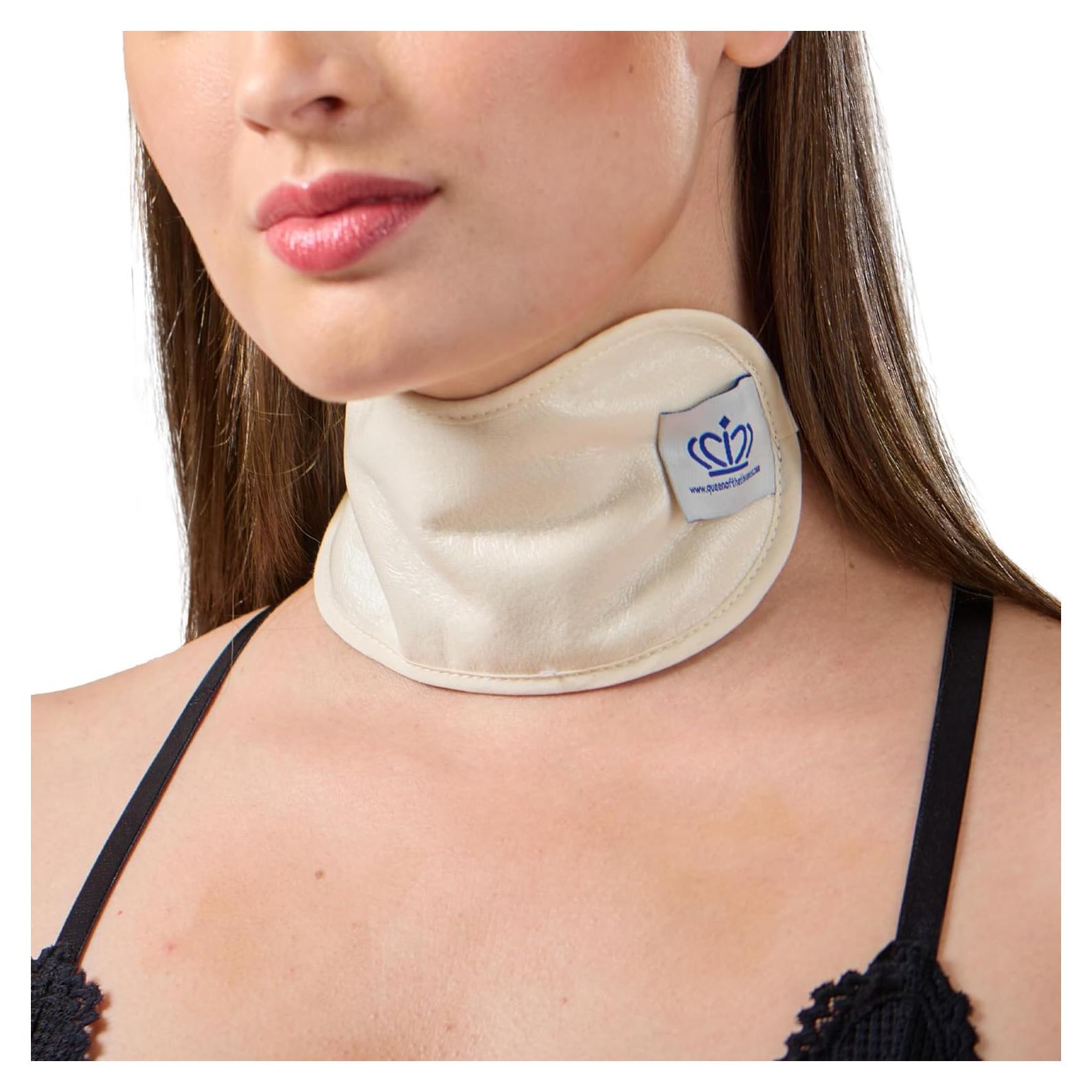 Paquete de Aceite de Ricino Reina de los Tronos para Tiroides - Franela Orgánica, Ajuste Cómodo