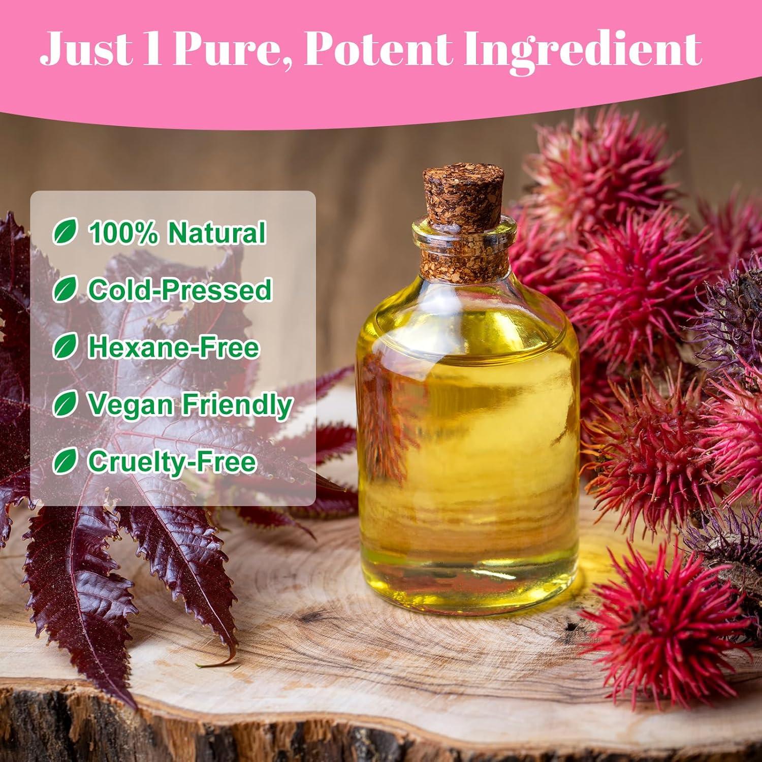 Aceite de Ricino Prensado en Frío ELAIMEI 60ml - 100% Puro