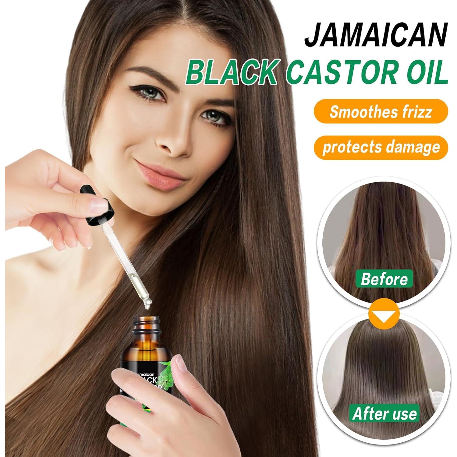 Aceite de Ricino Negro Jamaicano 100% Puro 59 ml - Crecimiento Cabello