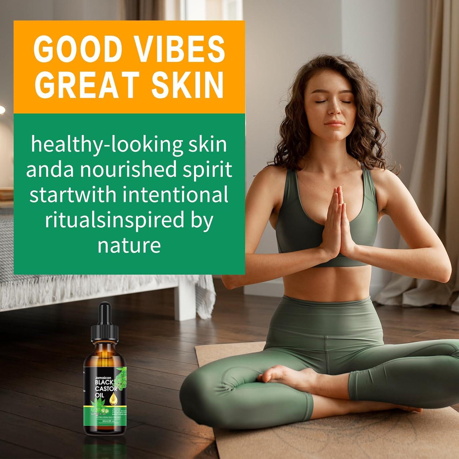 Aceite de Ricino Negro Jamaicano 100% Puro 59 ml - Crecimiento Cabello