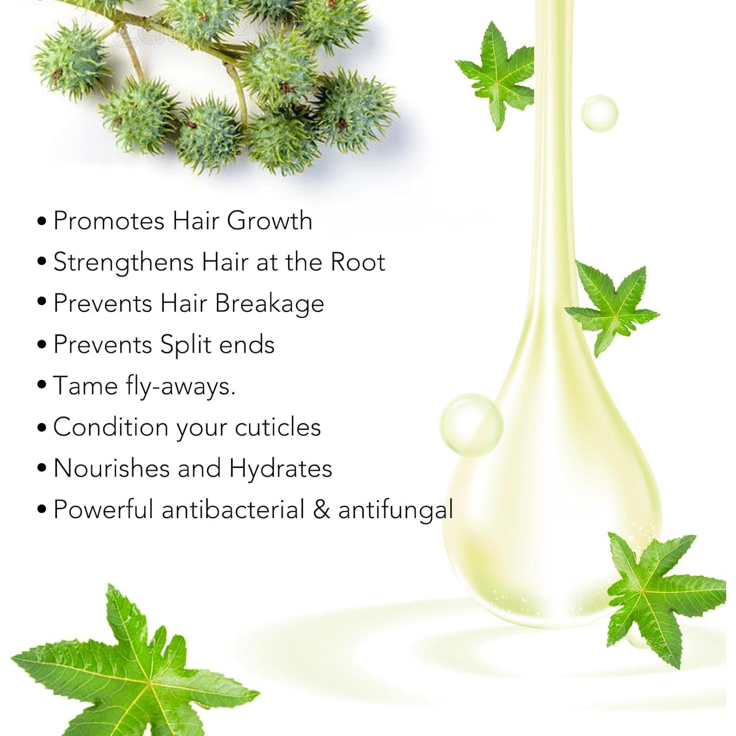 Aceite de Ricino Negro Jamaicano 60ml - Hidratante Natural Orgánico