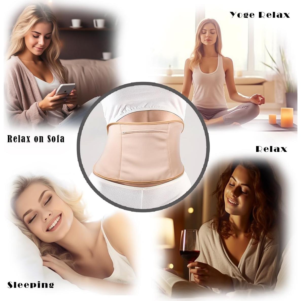 Kit Paquete de Aceite de Ricino JIANFA para Abdomen y Hígado