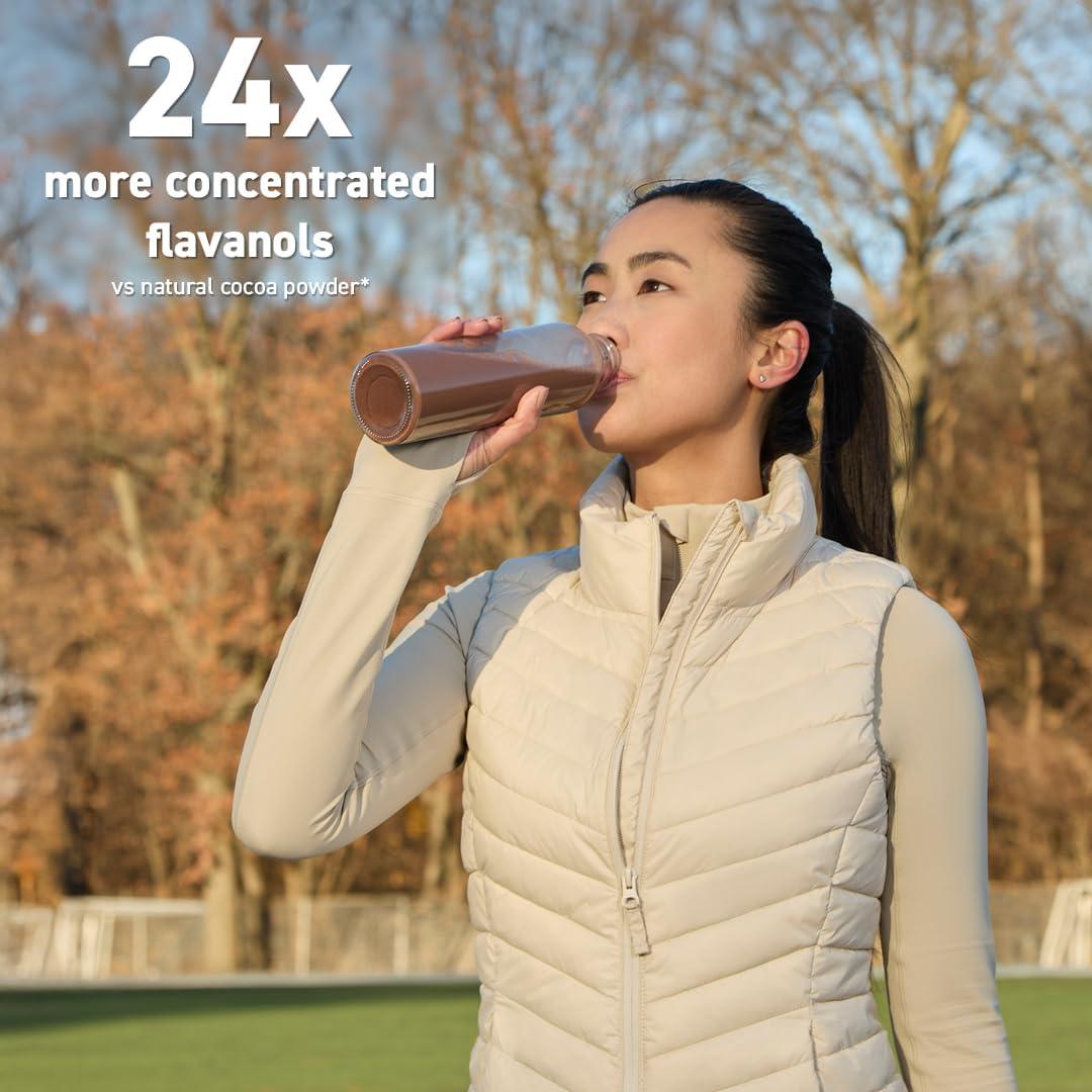 CocoaVia Polvo de Cacao 15 Paquetes 500mg Flavanoles Salud Cardíaca