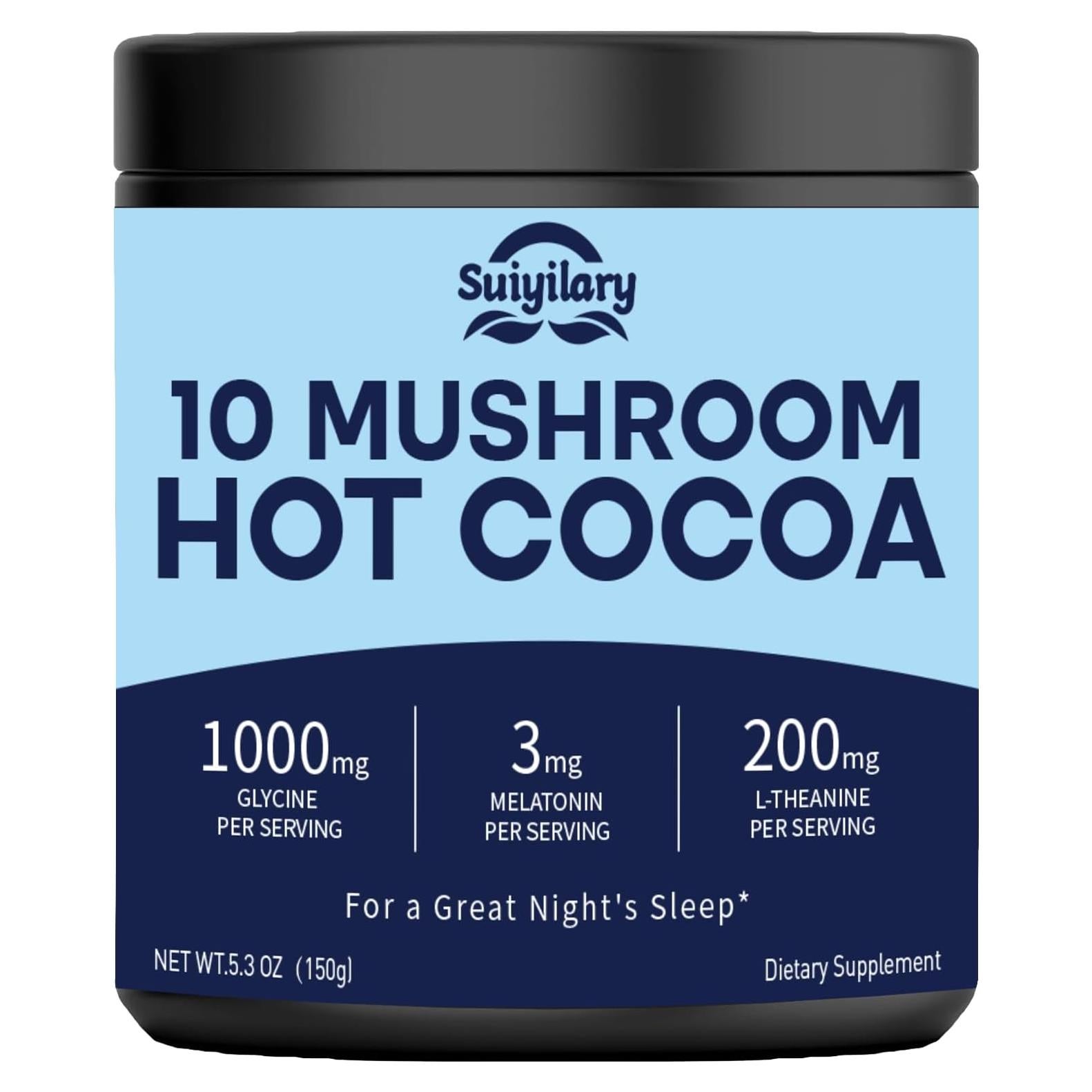 Cacao Caliente de Champiñones Suiyilary 15 Porciones Sin Azúcar