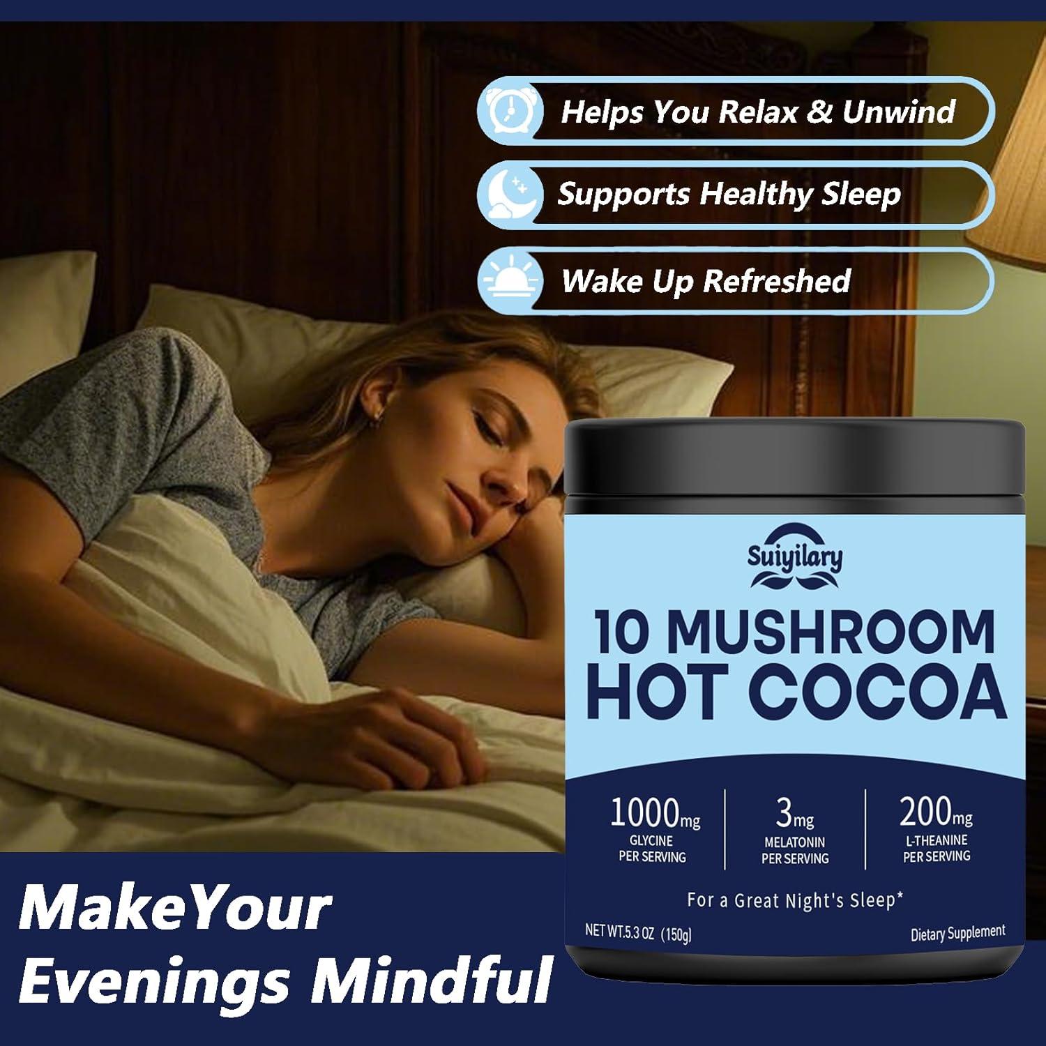 Cacao Caliente de Champiñones Suiyilary 15 Porciones Sin Azúcar