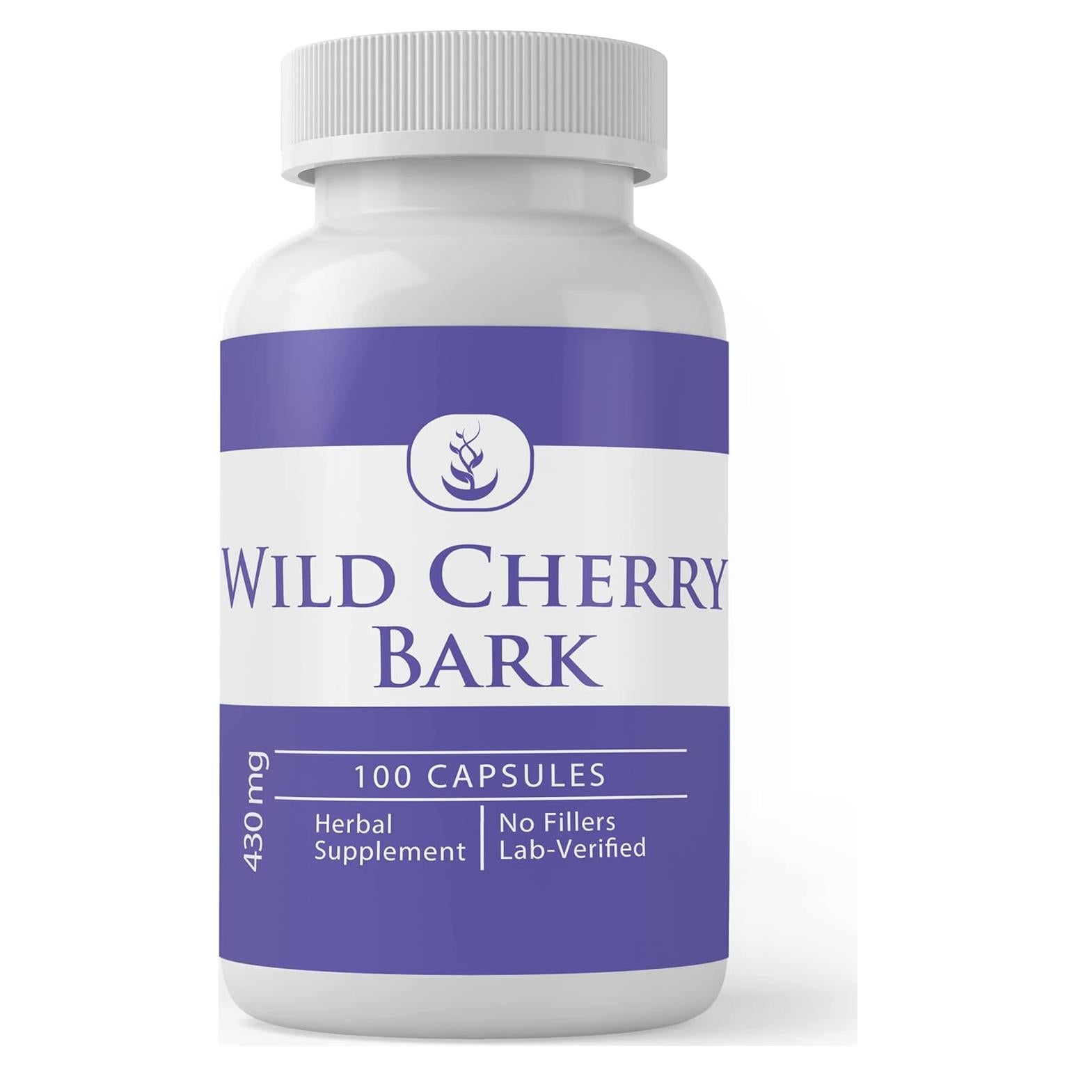 Cápsulas de Corteza de Cereza Silvestre Siempre Puro 100 Unidades