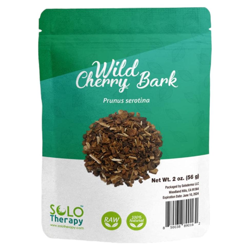 Corteza de Cereza Silvestre 56.7g Solo Terapia Bolsa Resellable