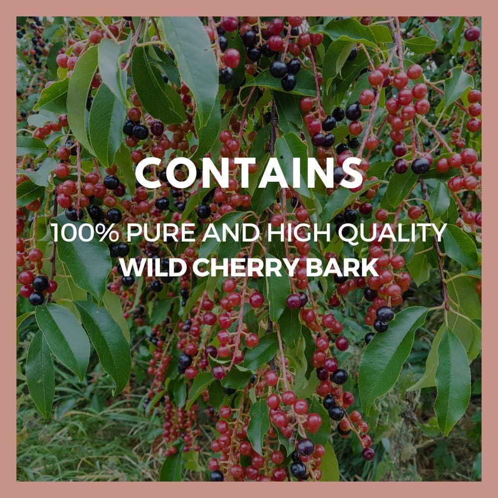 Suplemento Herbal de Cereza Silvestre Remedy's Nutrition 1000 mg - 60 Cápsulas Veganas