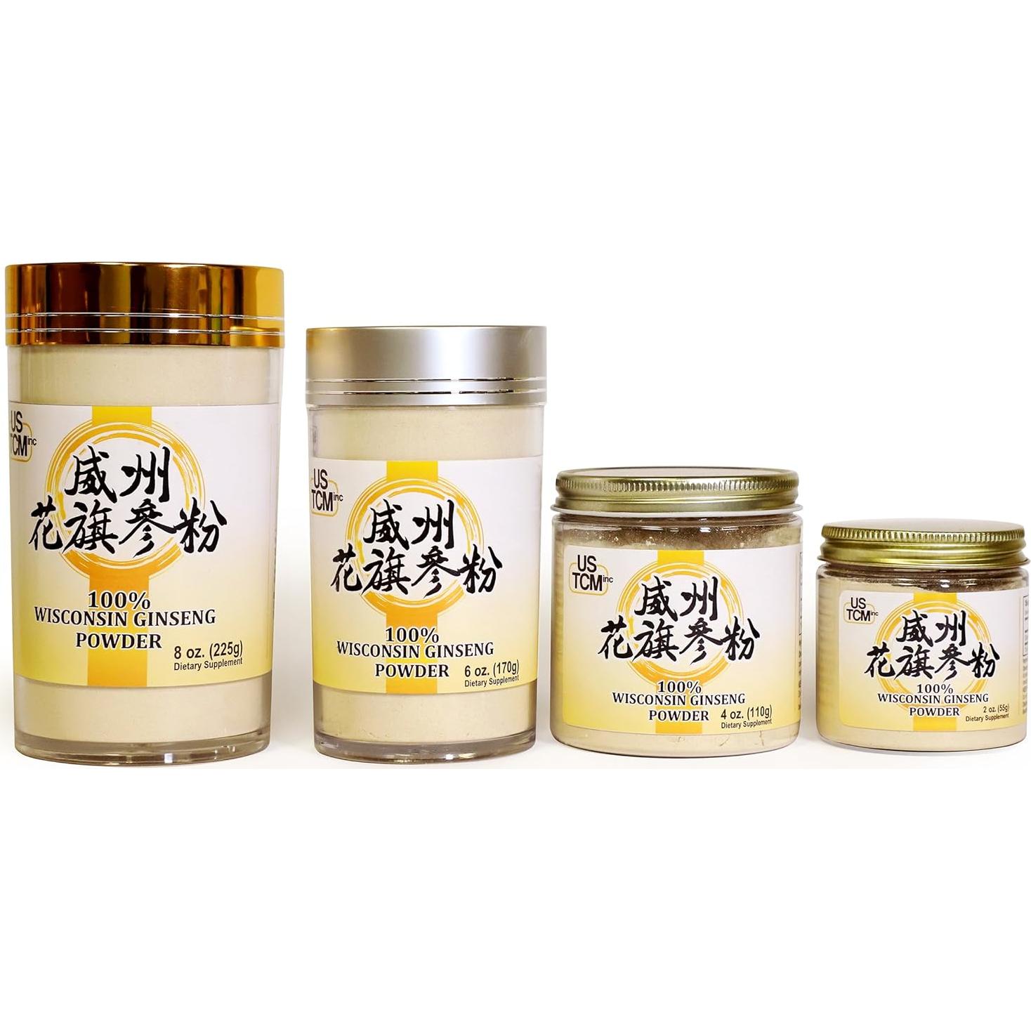 Polvo de Ginseng Americano USTCM 113.4 g 120 Mallas Puro