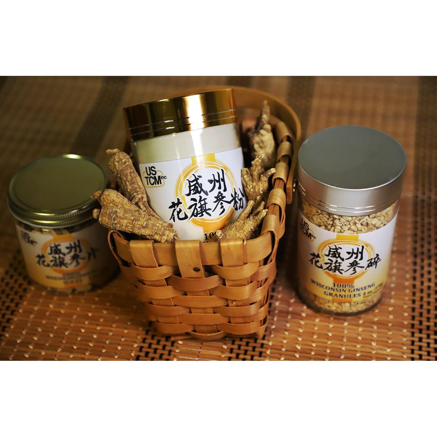 Polvo de Ginseng Americano USTCM 113.4 g 120 Mallas Puro