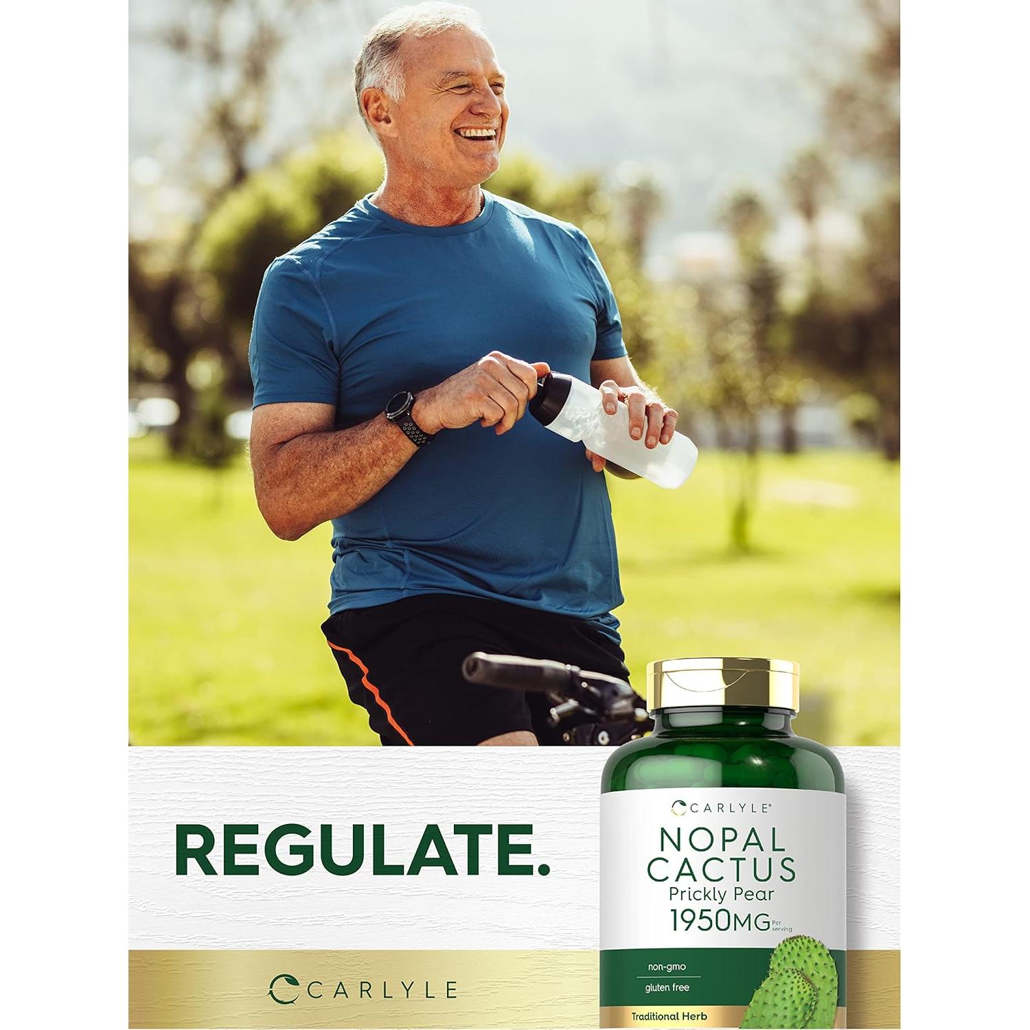 Cápsulas de Pera Espinosa Carlyle 1950 mg | 180 Unidades | Sin OGM