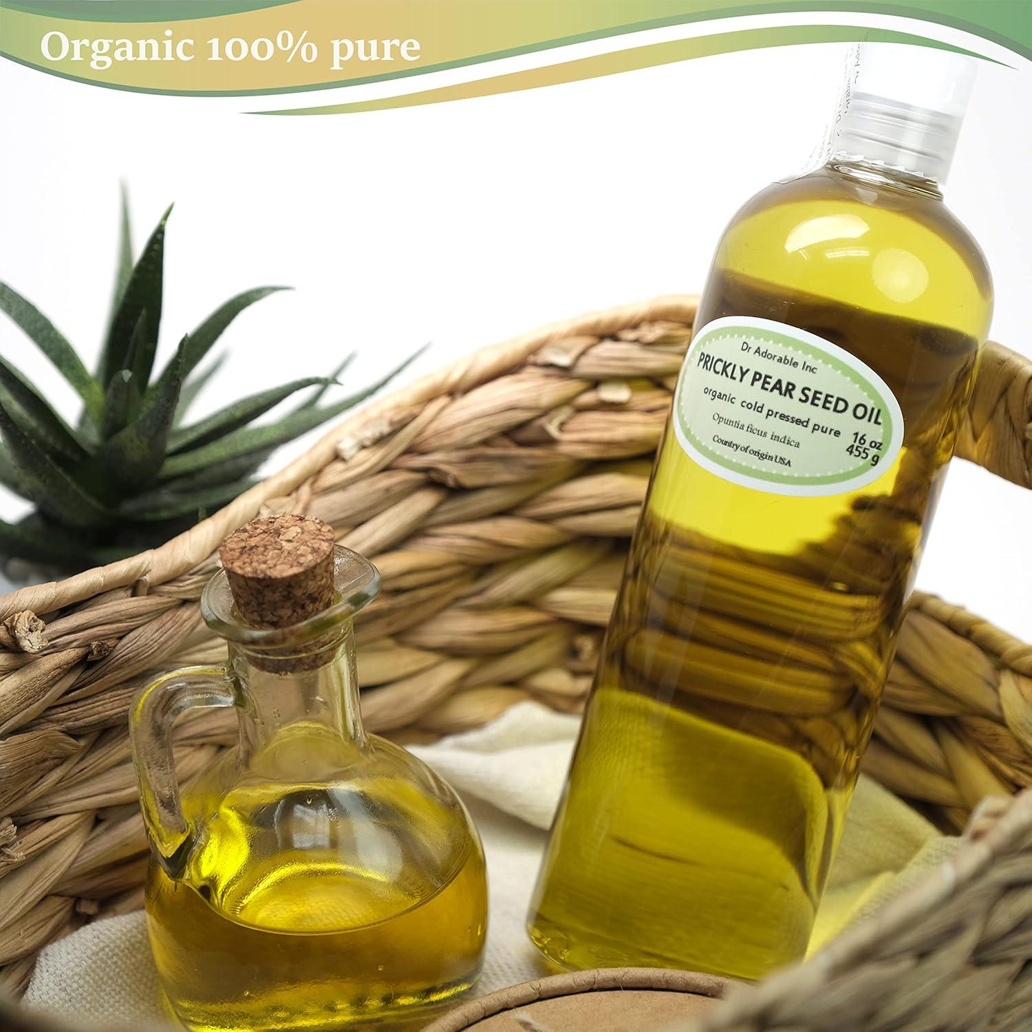 Aceite de Semilla de Nopal Dr Adorable 453 g Orgánico Prensado en Frío