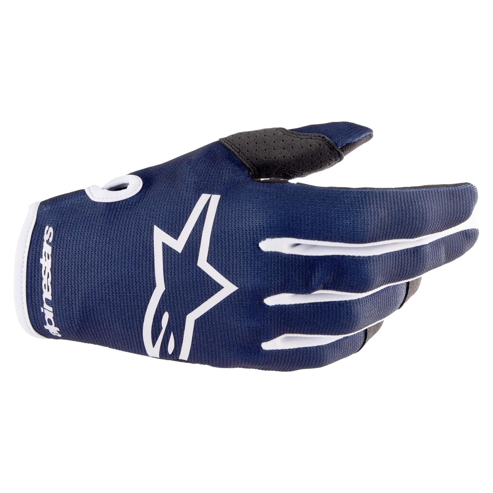 Guantes Radar Alpinestars Marina/Blanco Talla Pequeña