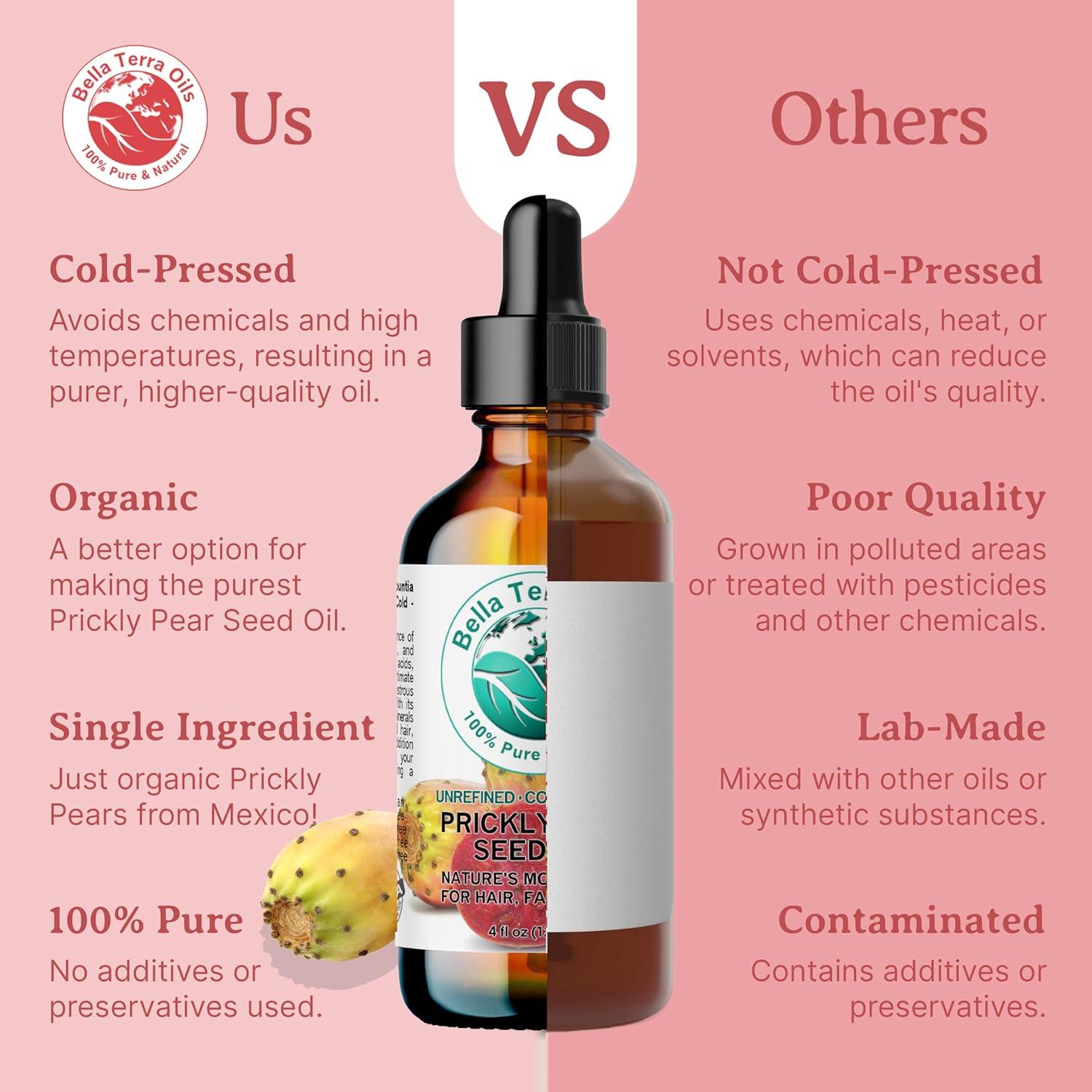 Aceite de Pera Espinosa Bella Terra 118 ml - Omega-6 y Vitamina K