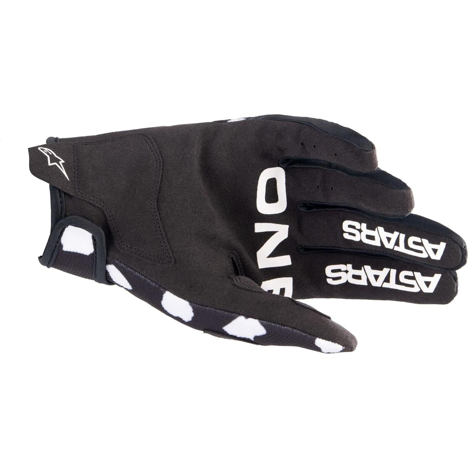 Guantes Radar Alpinestars Negro/Blanco Talla S