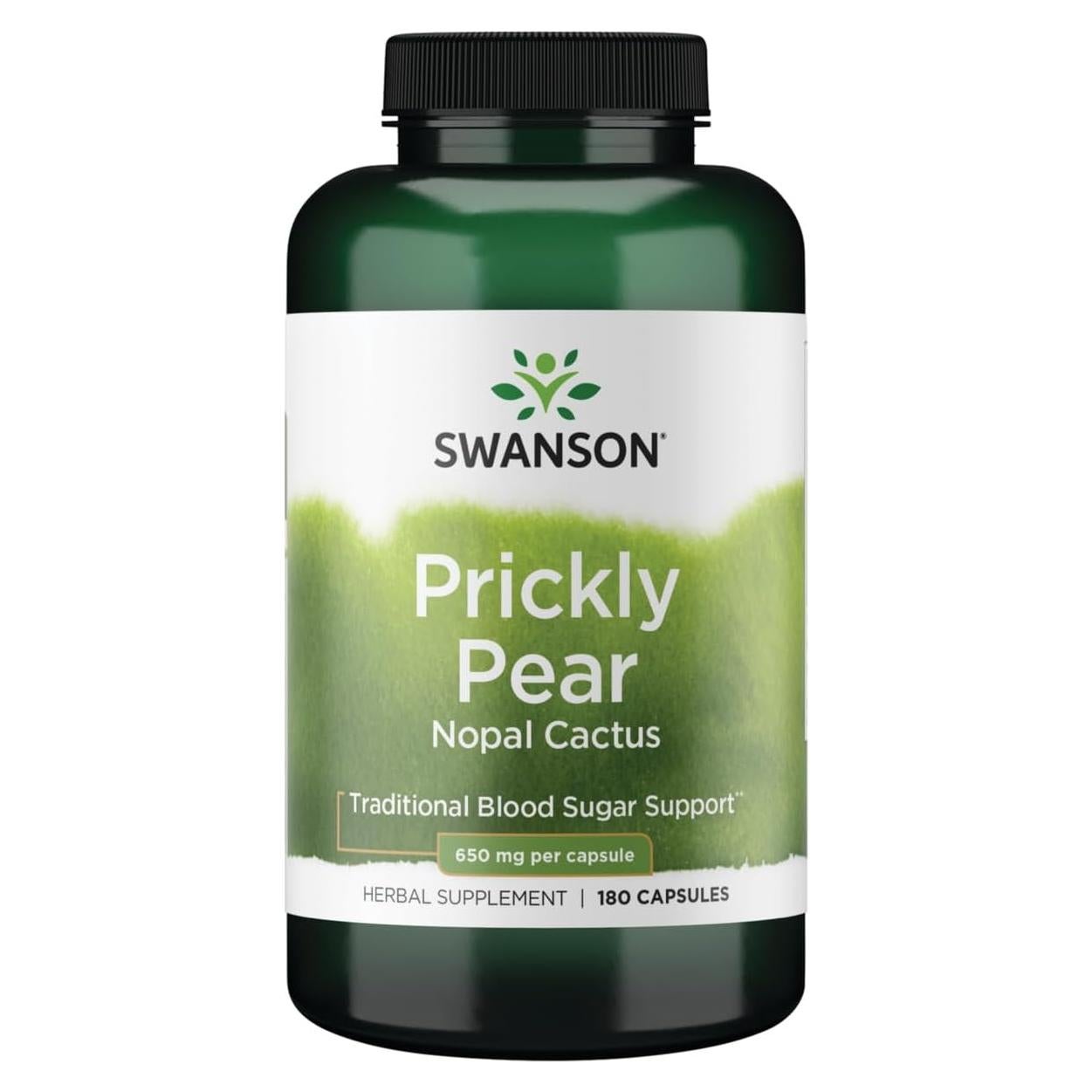 Cápsulas de Cactus Higo Chumbo Swanson 650mg 180 Unidades