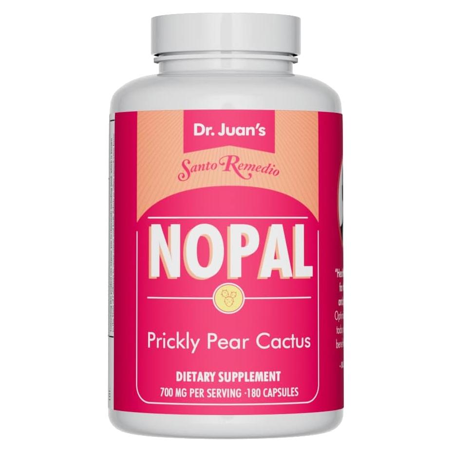 Suplemento Dietético Santo Remedio Nopal 700 mg 180 Cápsulas