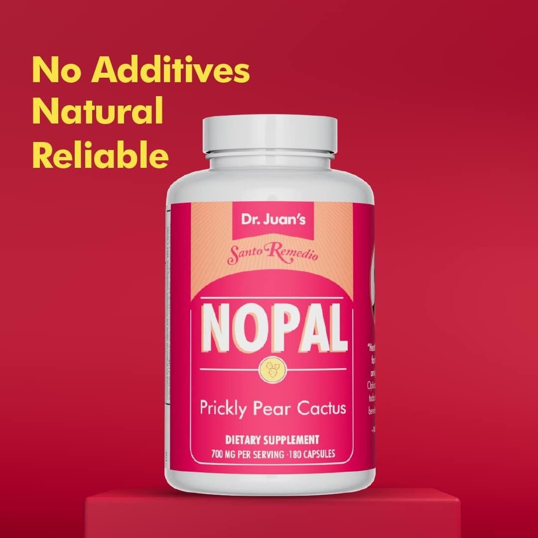 Suplemento Dietético Santo Remedio Nopal 700 mg 180 Cápsulas