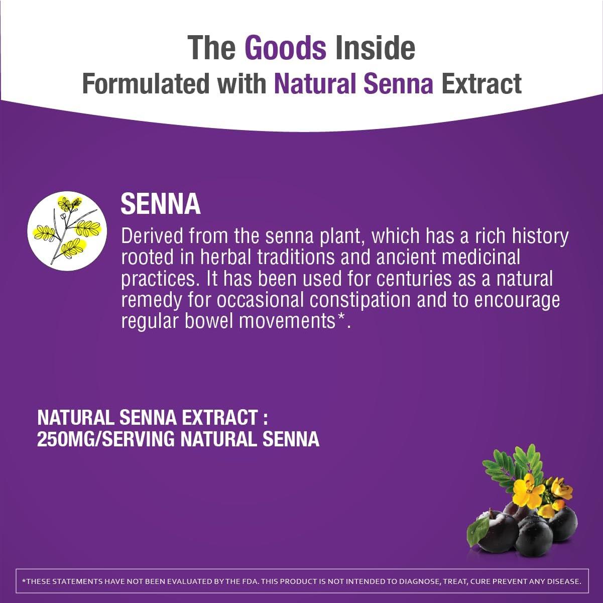 Prunelax Máximo Alivio Laxante Vegano 100 Tabletas Senna