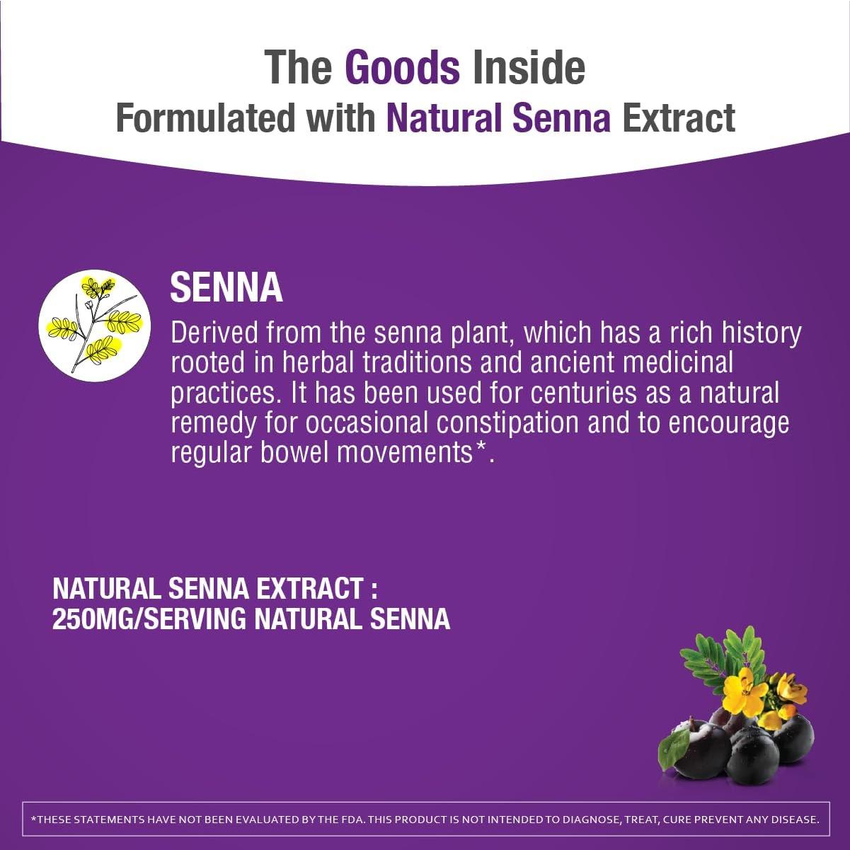 Prunelax Máximo Alivio Laxante Vegano 100 Tabletas Senna