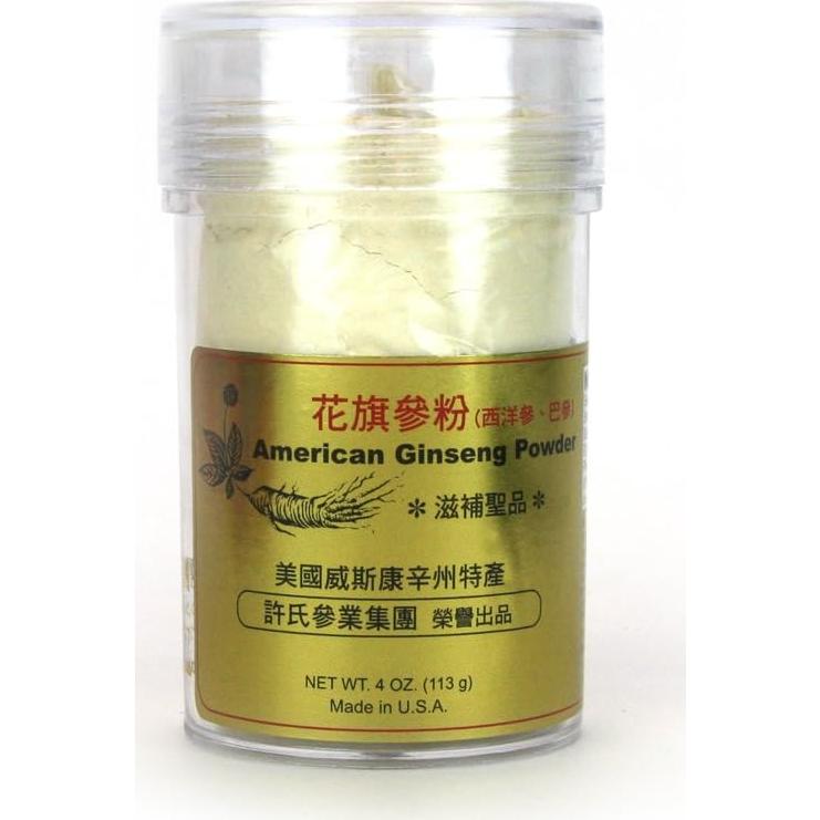Polvo de Ginseng Americano Hsu's 113g - 100% Puro de Wisconsin