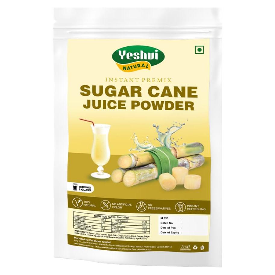 Jugo de Caña de Azúcar en Polvo Yeshvi Natural 100g - Bebida Energética