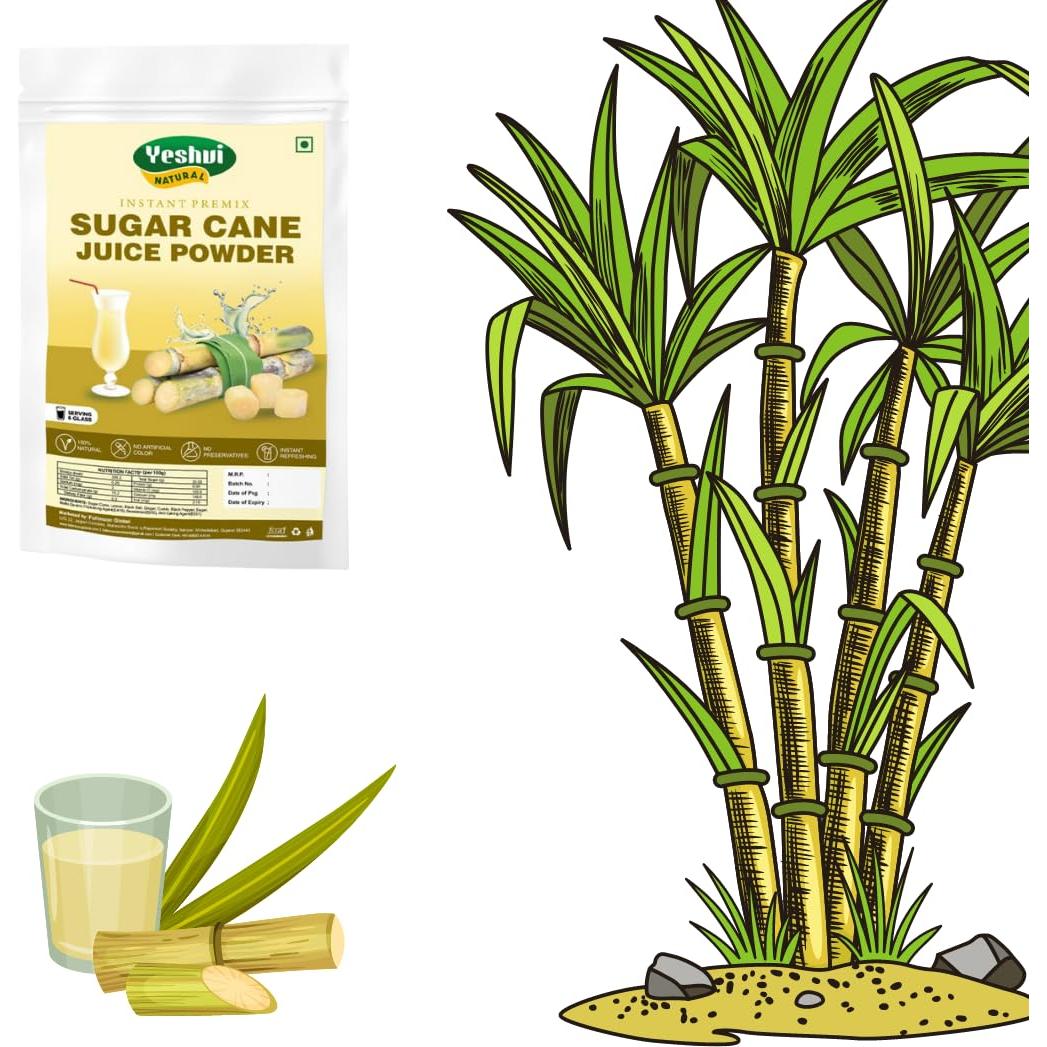 Jugo de Caña de Azúcar en Polvo Yeshvi Natural 100g - Bebida Energética