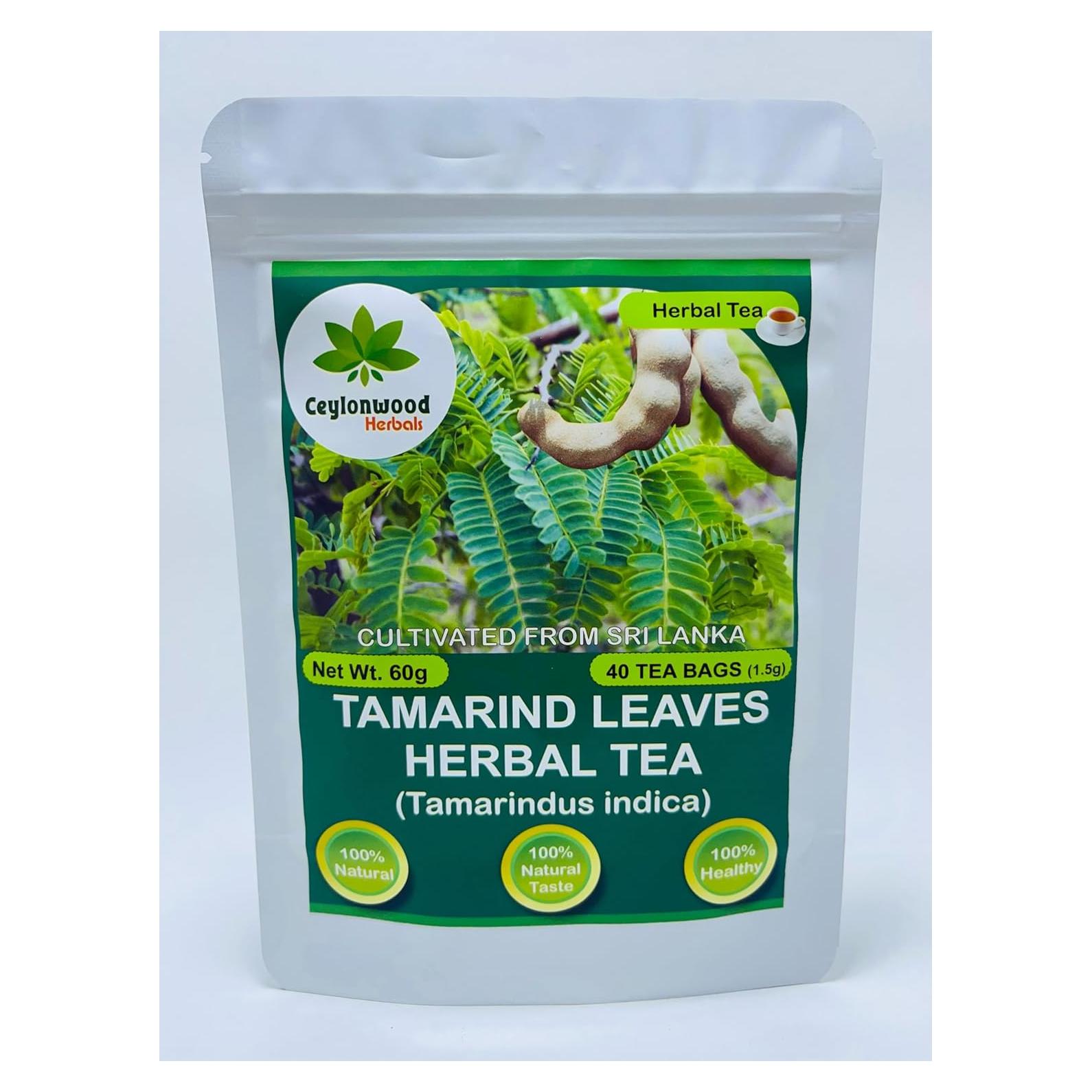 Té de Hojas de Tamarindo Orgánico Ceylonwood - 40 Bolsas 1.5g
