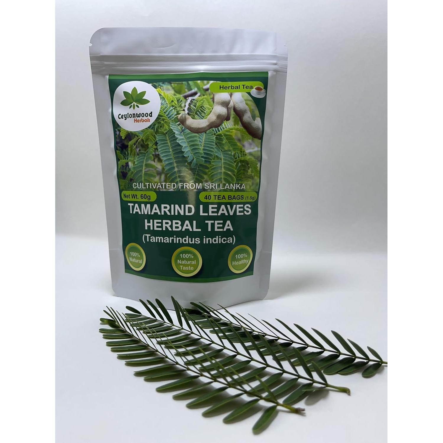Té de Hojas de Tamarindo Orgánico Ceylonwood - 40 Bolsas 1.5g