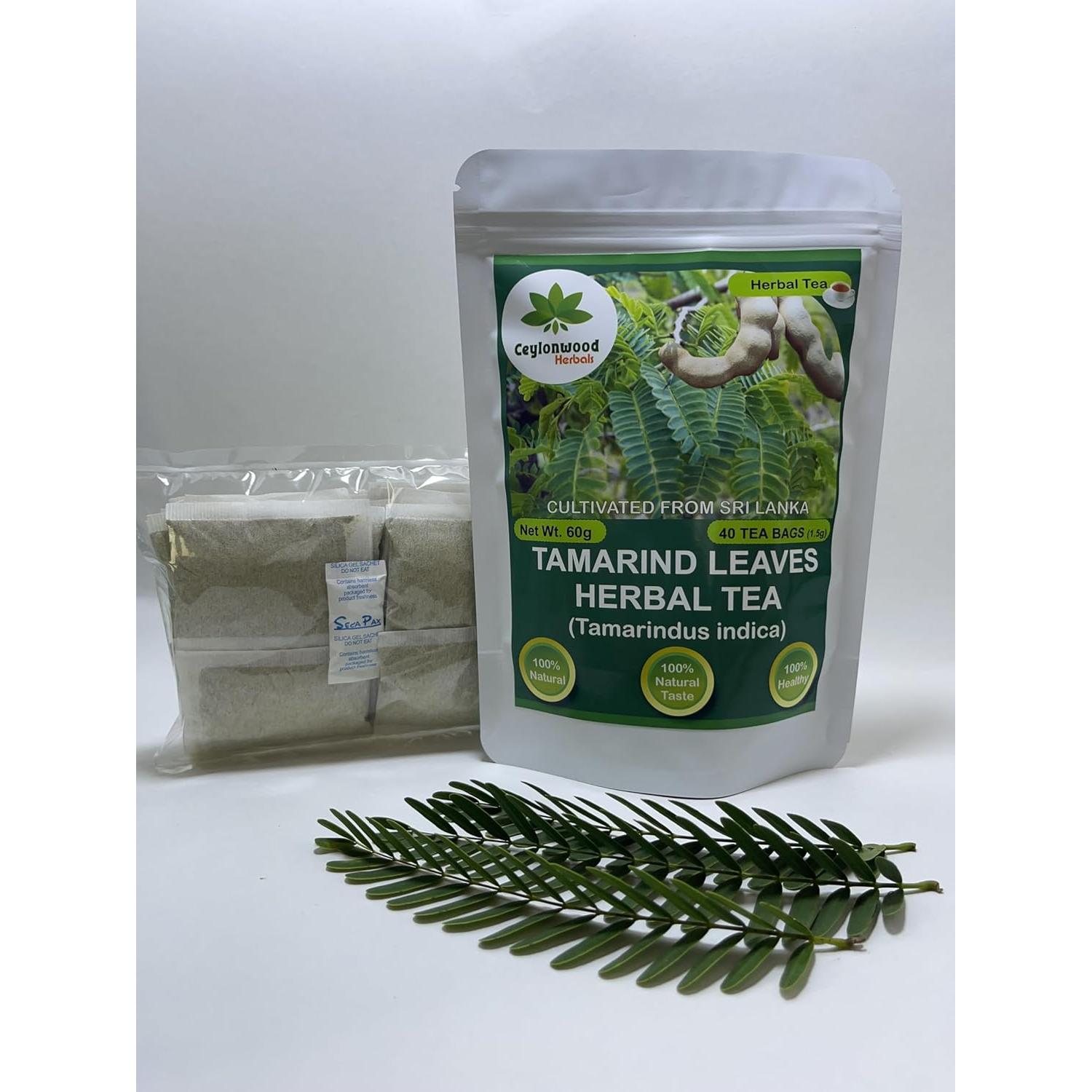 Té de Hojas de Tamarindo Orgánico Ceylonwood - 40 Bolsas 1.5g