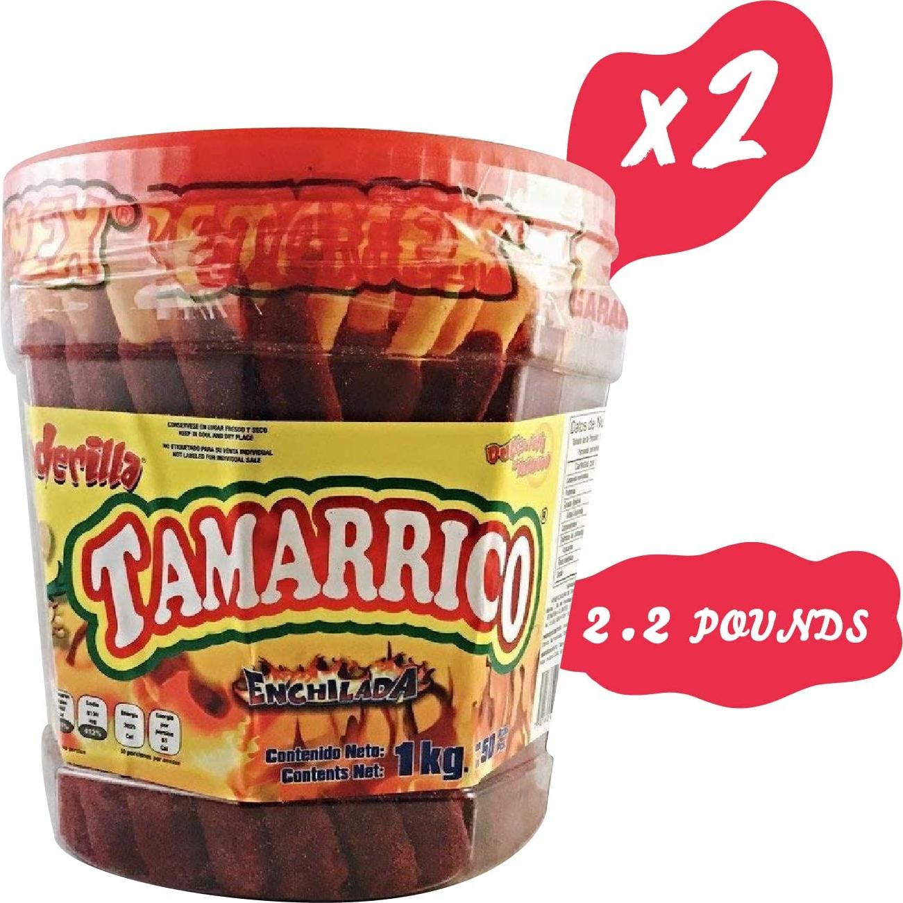 Paquete de 2 Palitos de Dulce de Tamarindo BETAMEX 1kg