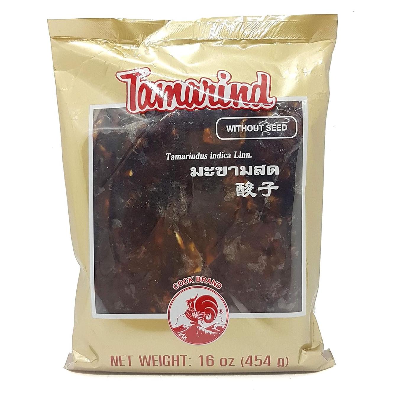 Bloque de pulpa de tamarindo húmedo Cock 907g sin semillas