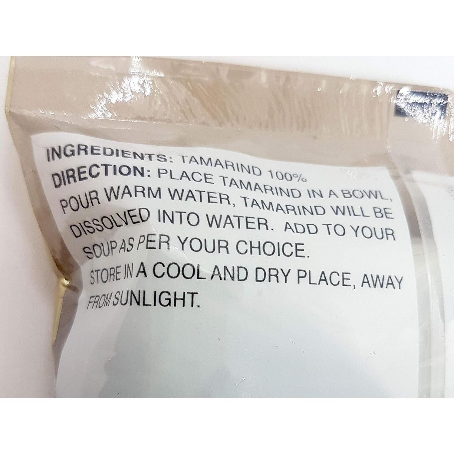 Bloque de pulpa de tamarindo húmedo Cock 907g sin semillas