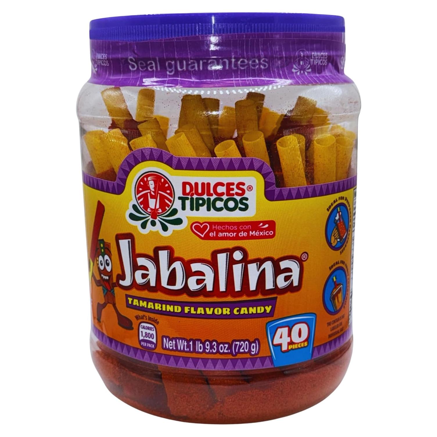 Jabalina Dulce Tamarindo Picosito - 40 Piezas - 0.45 kg