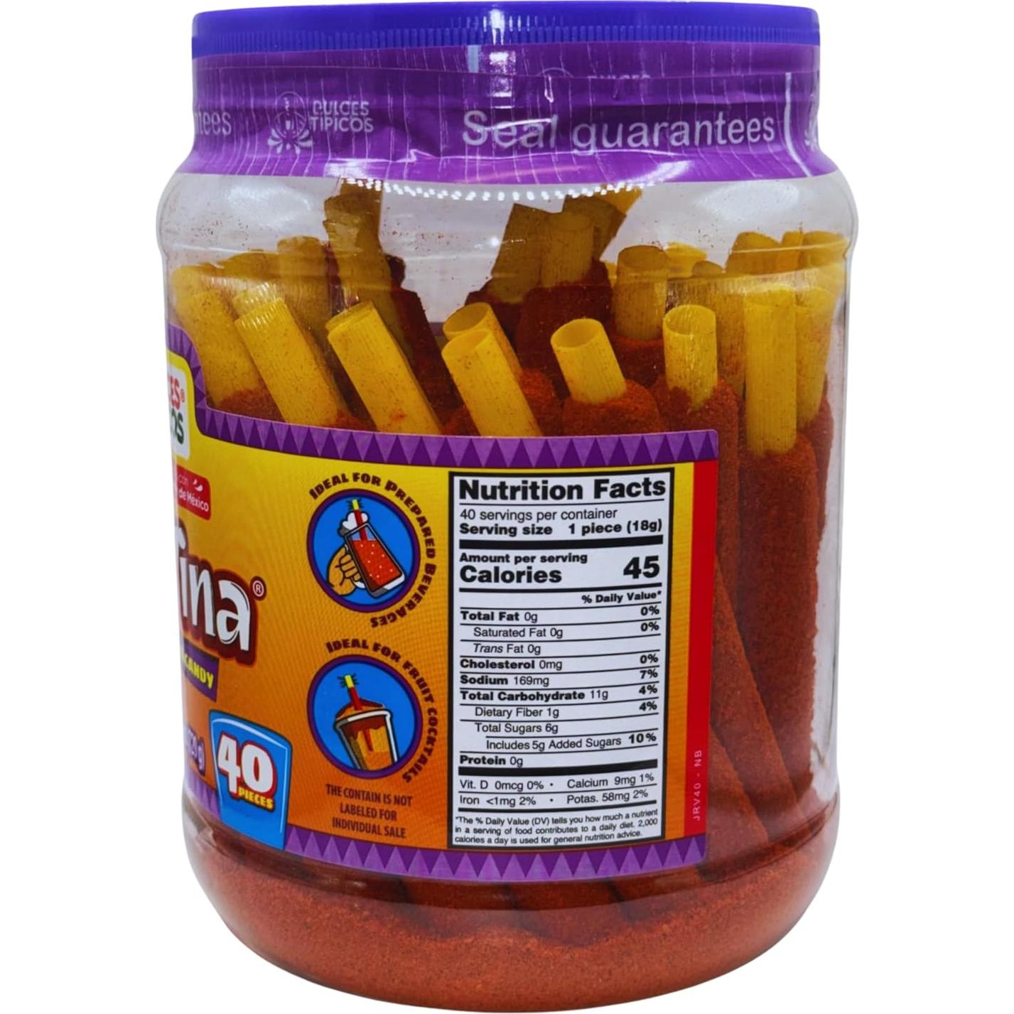 Jabalina Dulce Tamarindo Picosito - 40 Piezas - 0.45 kg