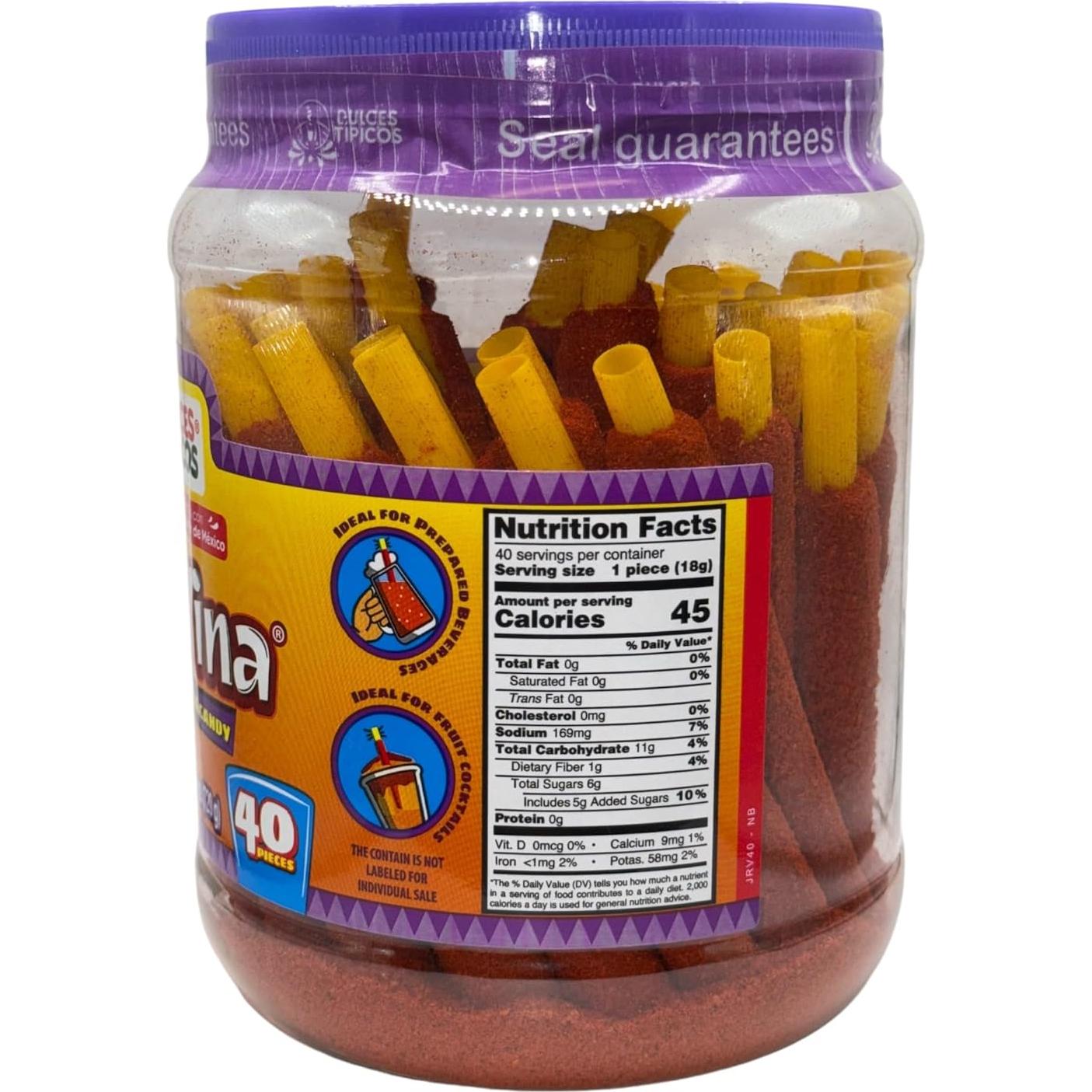 Jabalina Dulce Tamarindo Picosito - 40 Piezas - 0.45 kg