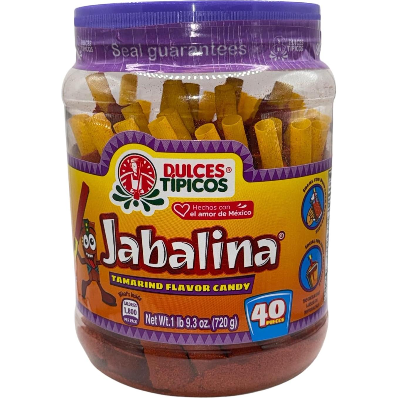 Jabalina Dulce Tamarindo Picosito - 40 Piezas - 0.45 kg