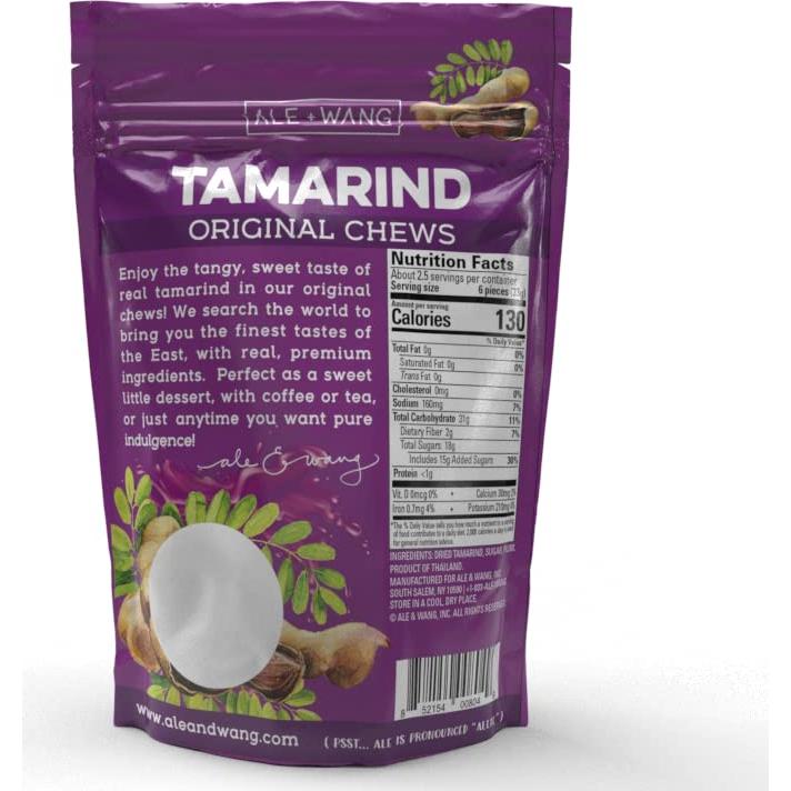 Dulces de Tamarindo ALE + WANG 85g - 100% Natural