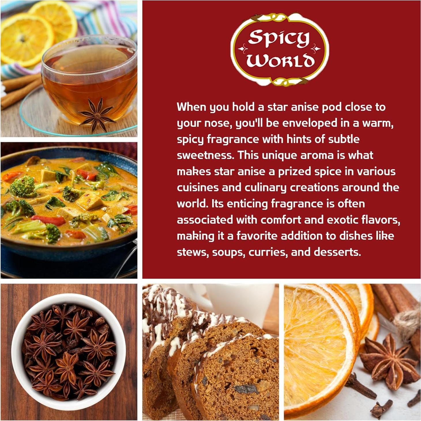 Anís Estrellado 396g Spicy World | Vainas Enteras Premium