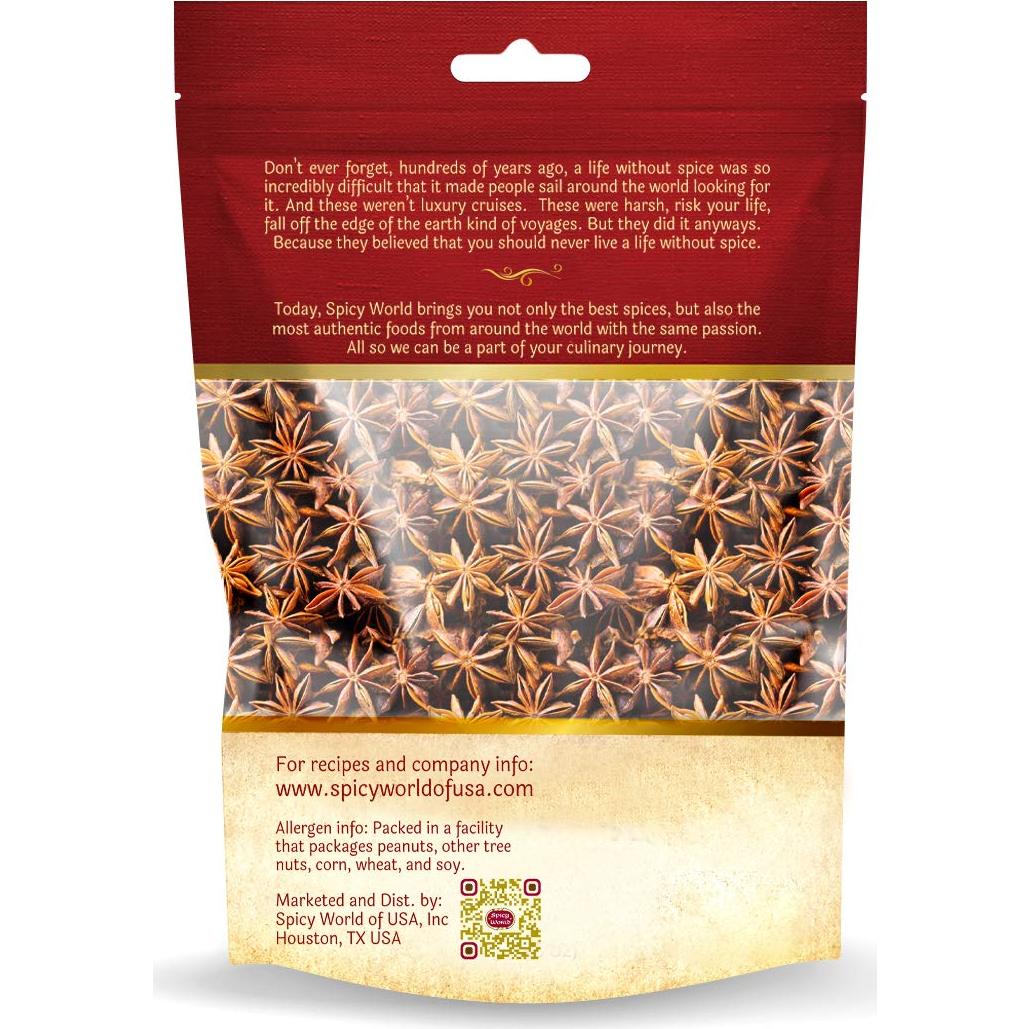 Anís Estrellado 396g Spicy World | Vainas Enteras Premium