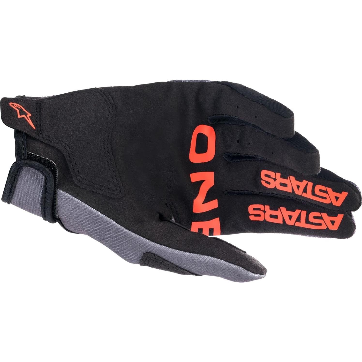 Guantes Radar Alpinestars Rojo Neón XL - Ligero y Cómodo
