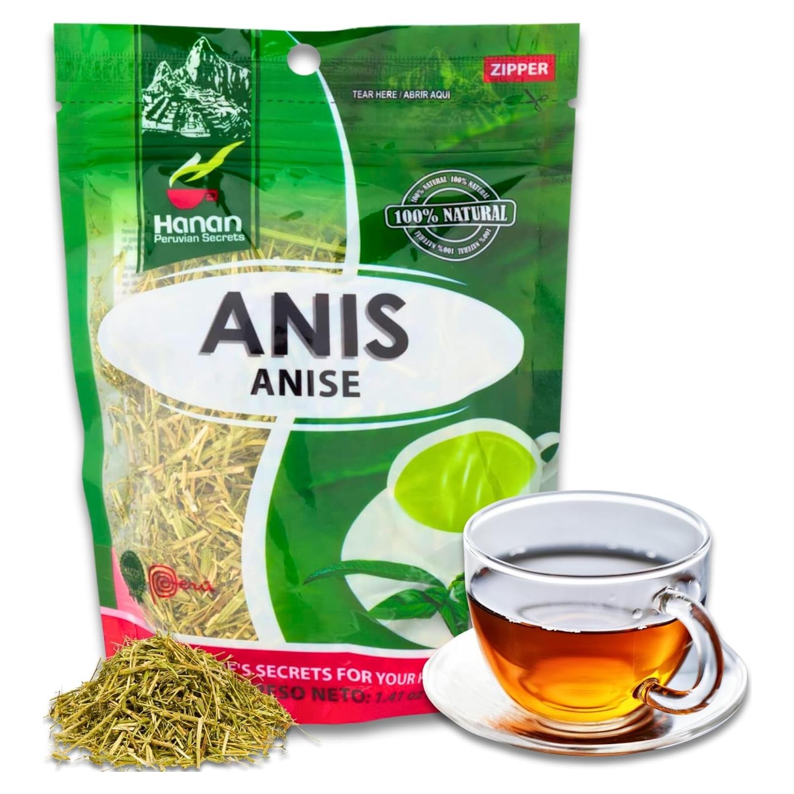 Té de Anís Suelto Hanan 40 g - Suplemento Digestivo Natural