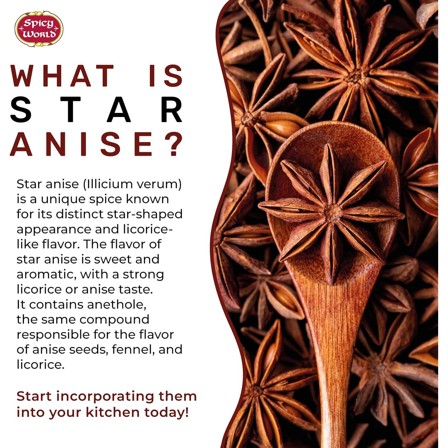 Bolsas de Anís Estrellado Entero 170g - Spicy World