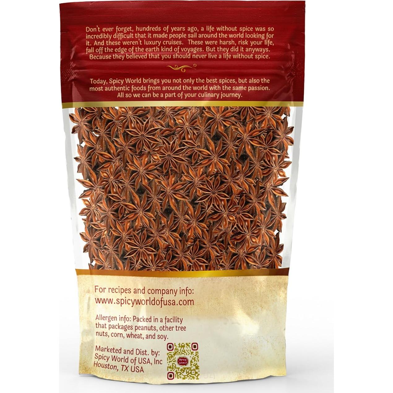 Bolsas de Anís Estrellado Entero 170g - Spicy World