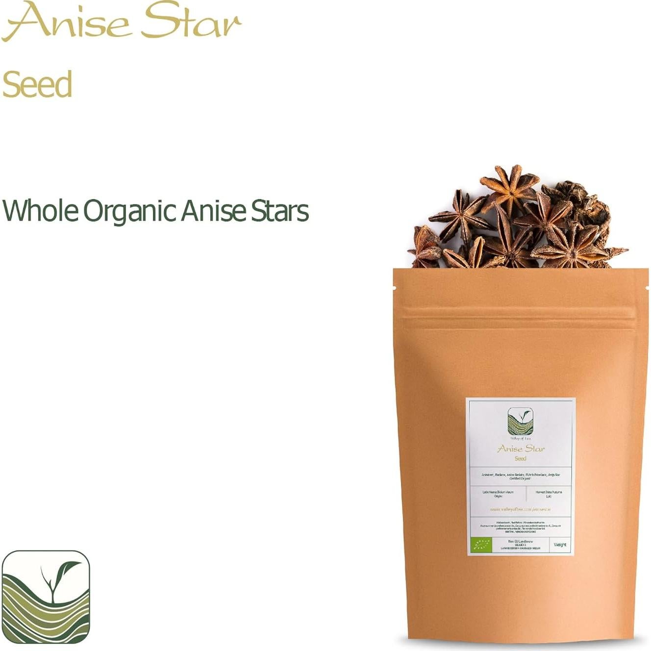 Té Orgánico de Anís Estrellado Valley of Tea 100g