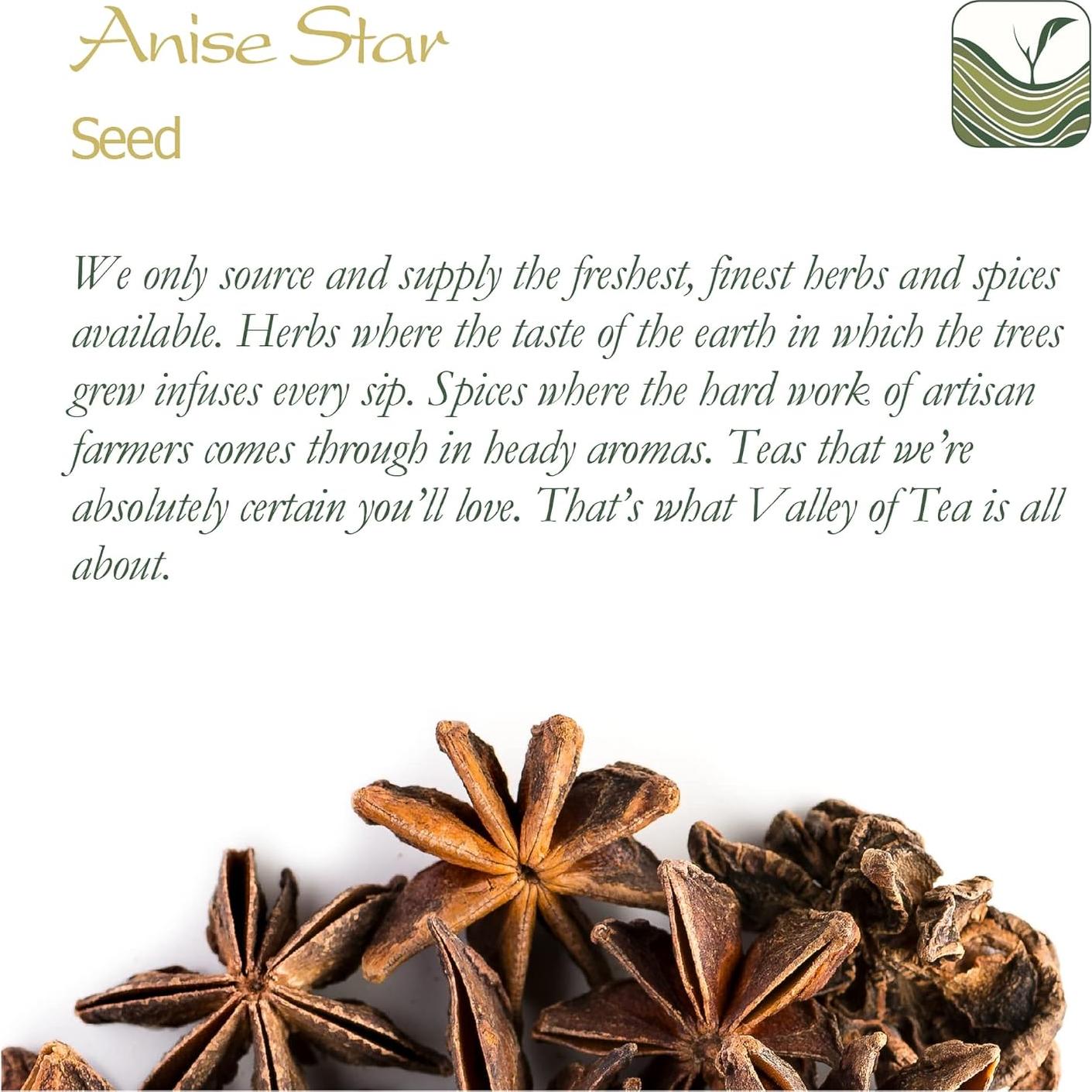 Té Orgánico de Anís Estrellado Valley of Tea 100g