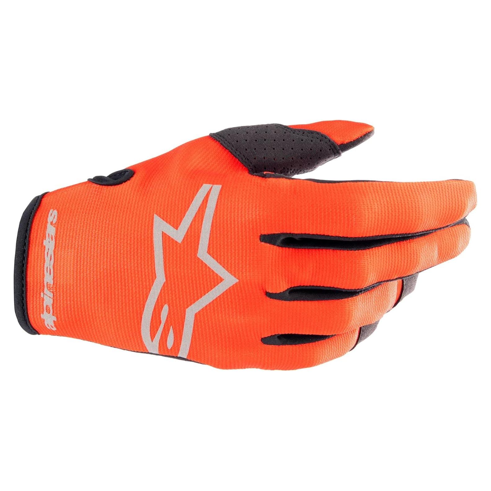 Guantes Radar Alpinestars Naranja Caliente/Negro Talla S